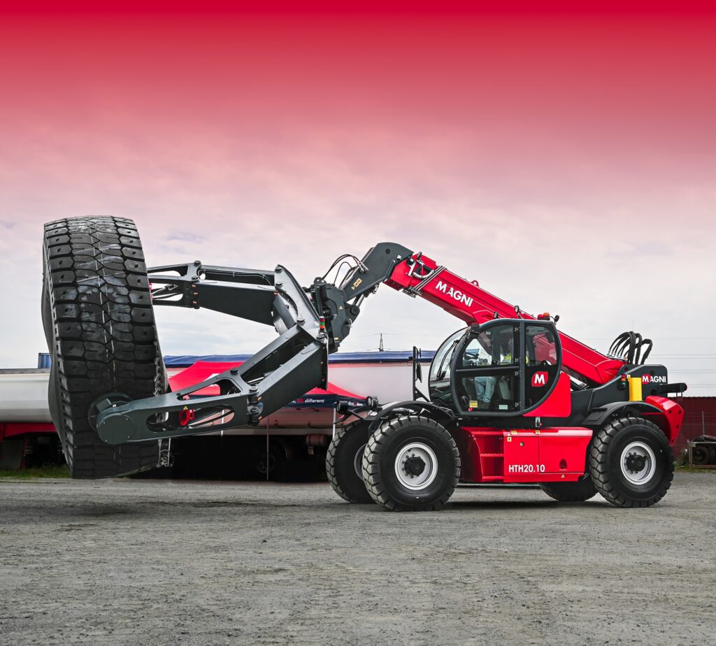 rotating telehandlers