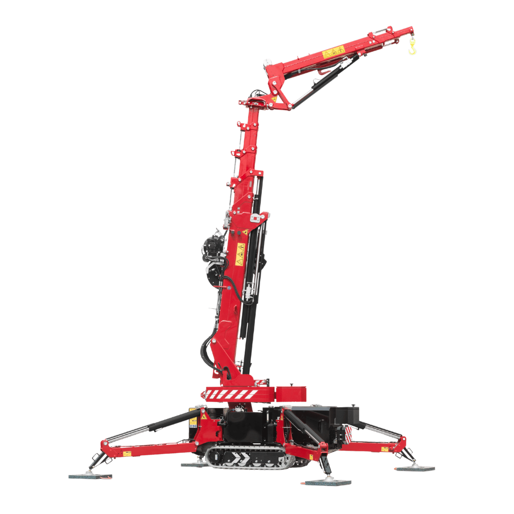 hoeflon c6e compact spider crane