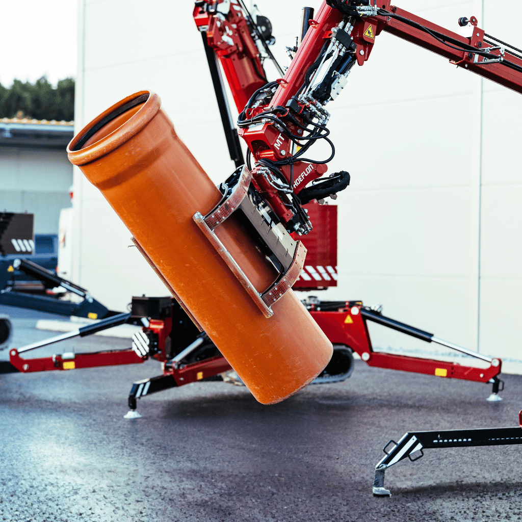 Hoeflon compact crane attachments